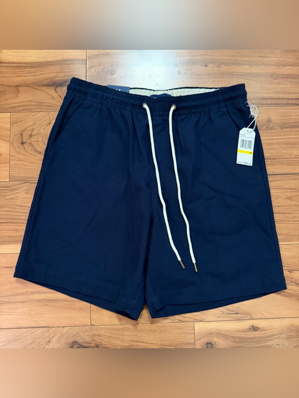 Nautica Classic Navy Drawstring Athletic Shorts